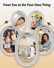 2-in-1 Automatic Cat Feeder & Water Fountain – 3L, Timed Meals, 5-Stage Filtration, Voice Recorder Sandpoy FW1