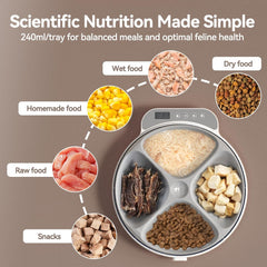 Automatic Cat Feeder Wet Food Scientific Nutrition